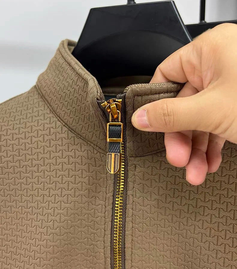 Oliver™ | Golden Zip Sweater