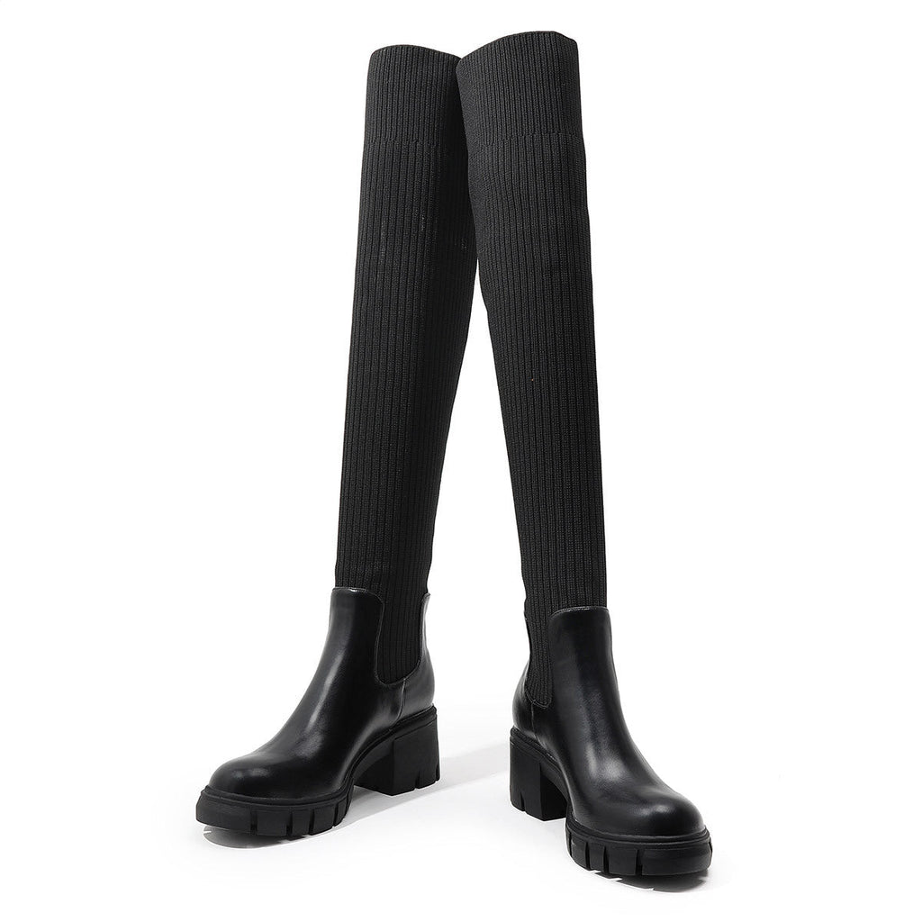 Alora™ Elegant Knit Boots