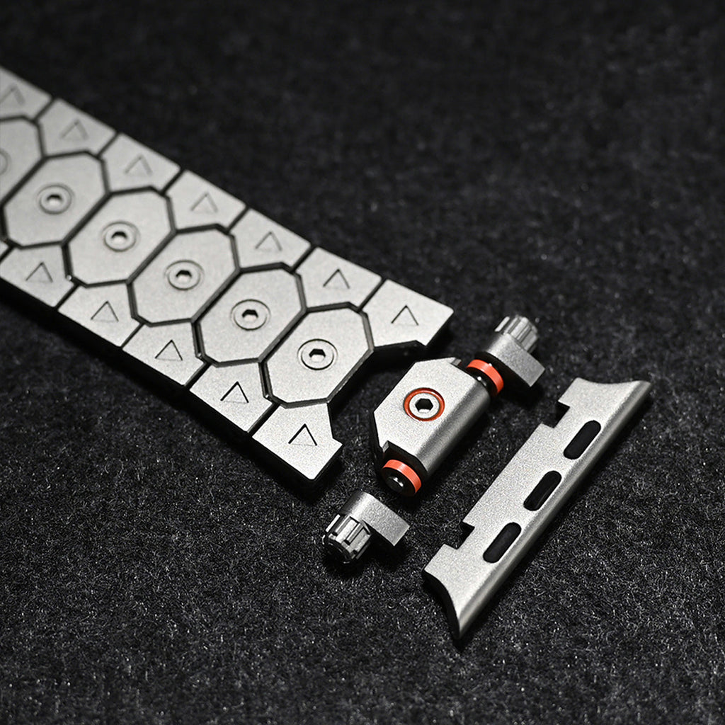 Sleek Titanium Apple Strap