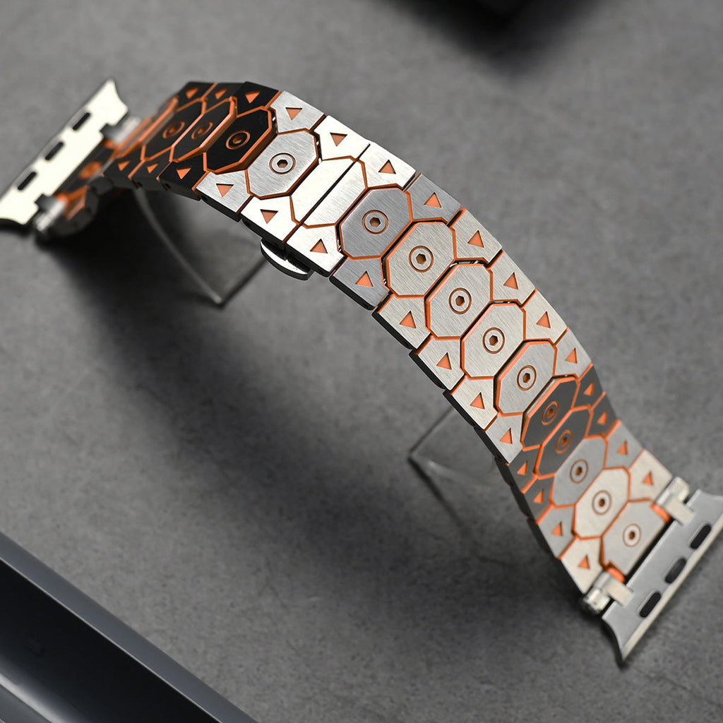 Sleek Titanium Apple Strap