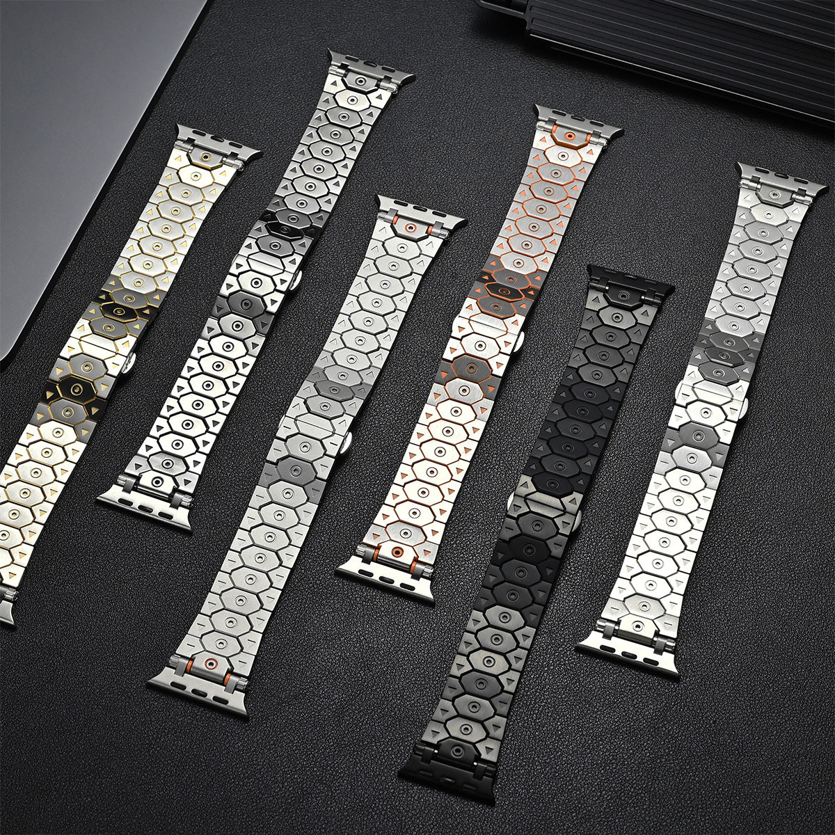 Sleek Titanium Apple Strap