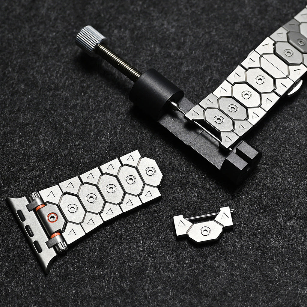 Sleek Titanium Apple Strap