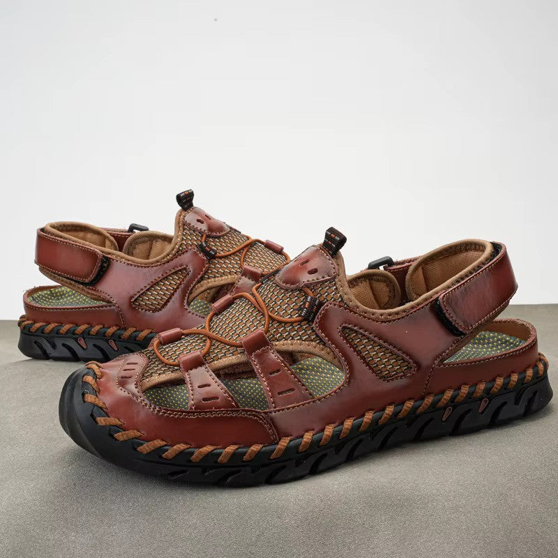 Jason Leather Sandals