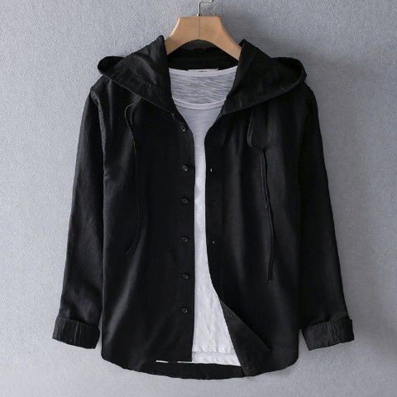 Andrew™ | Modern Linen Hoodie