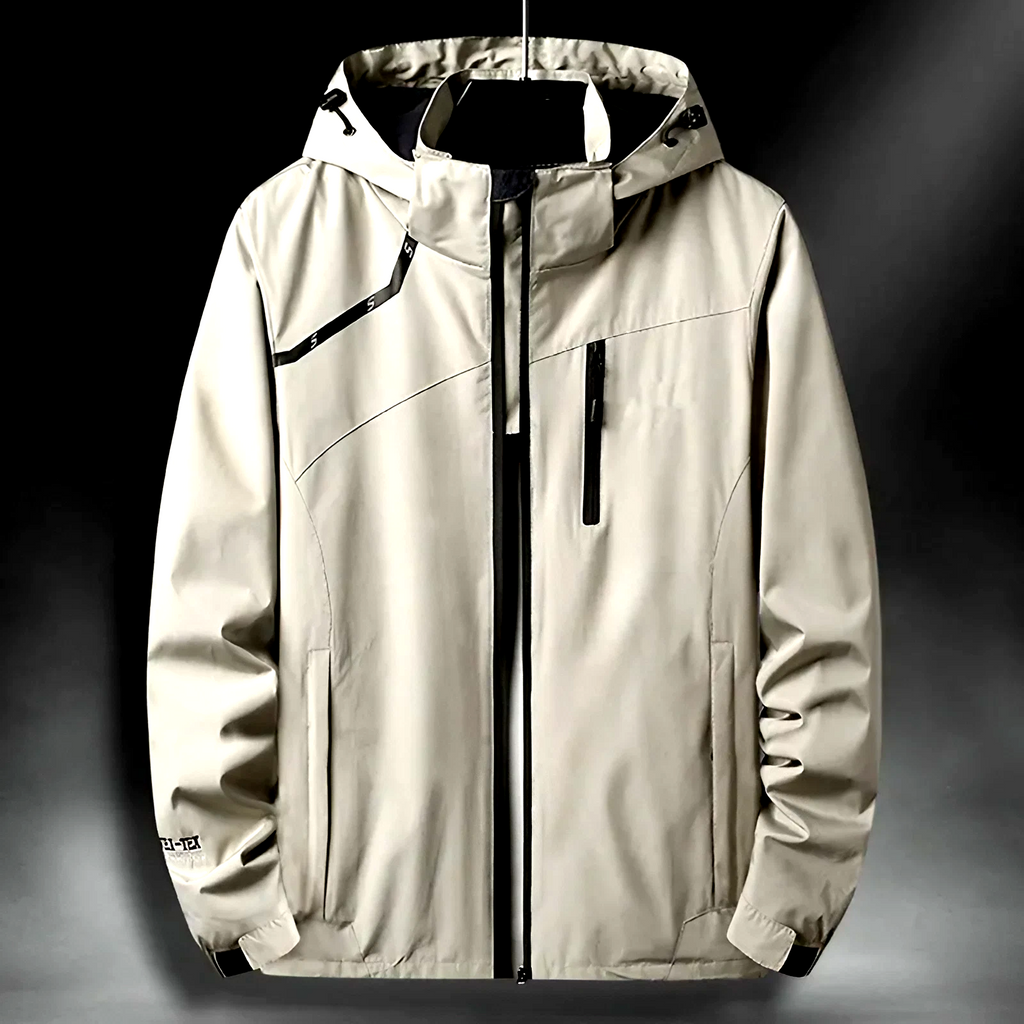 HOODED TECHNICAL JACKET