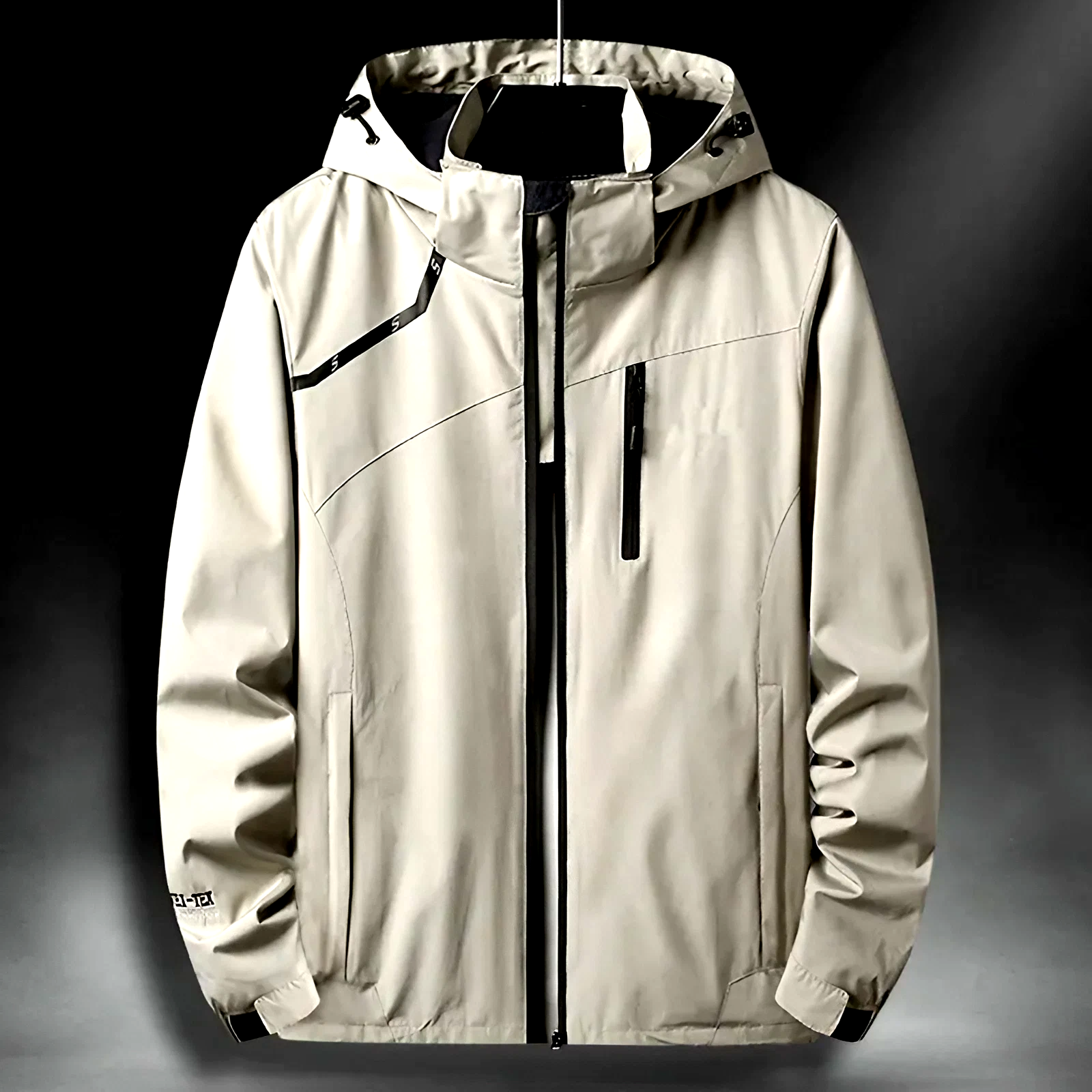 HOODED TECHNICAL JACKET