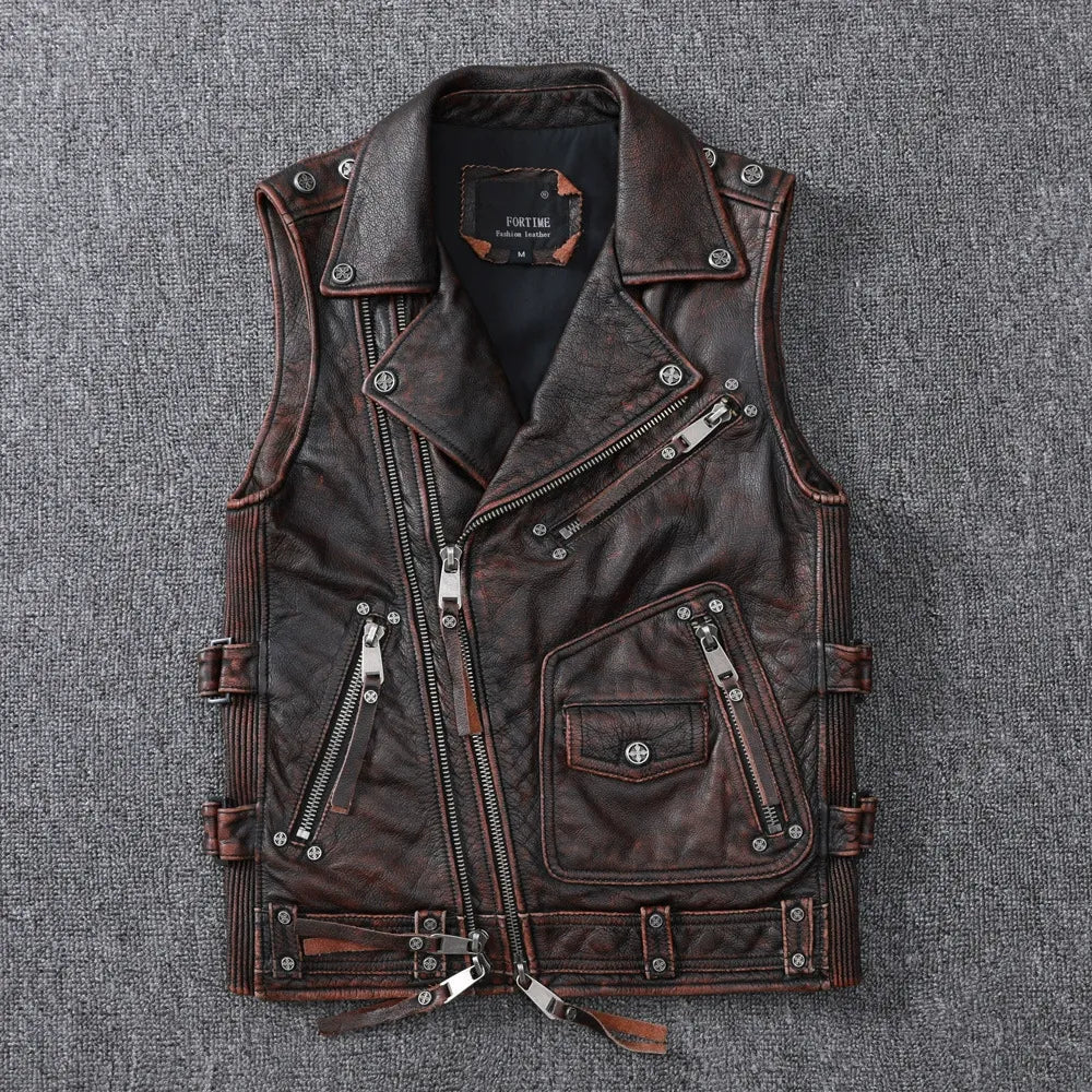 Classic Leather Vest