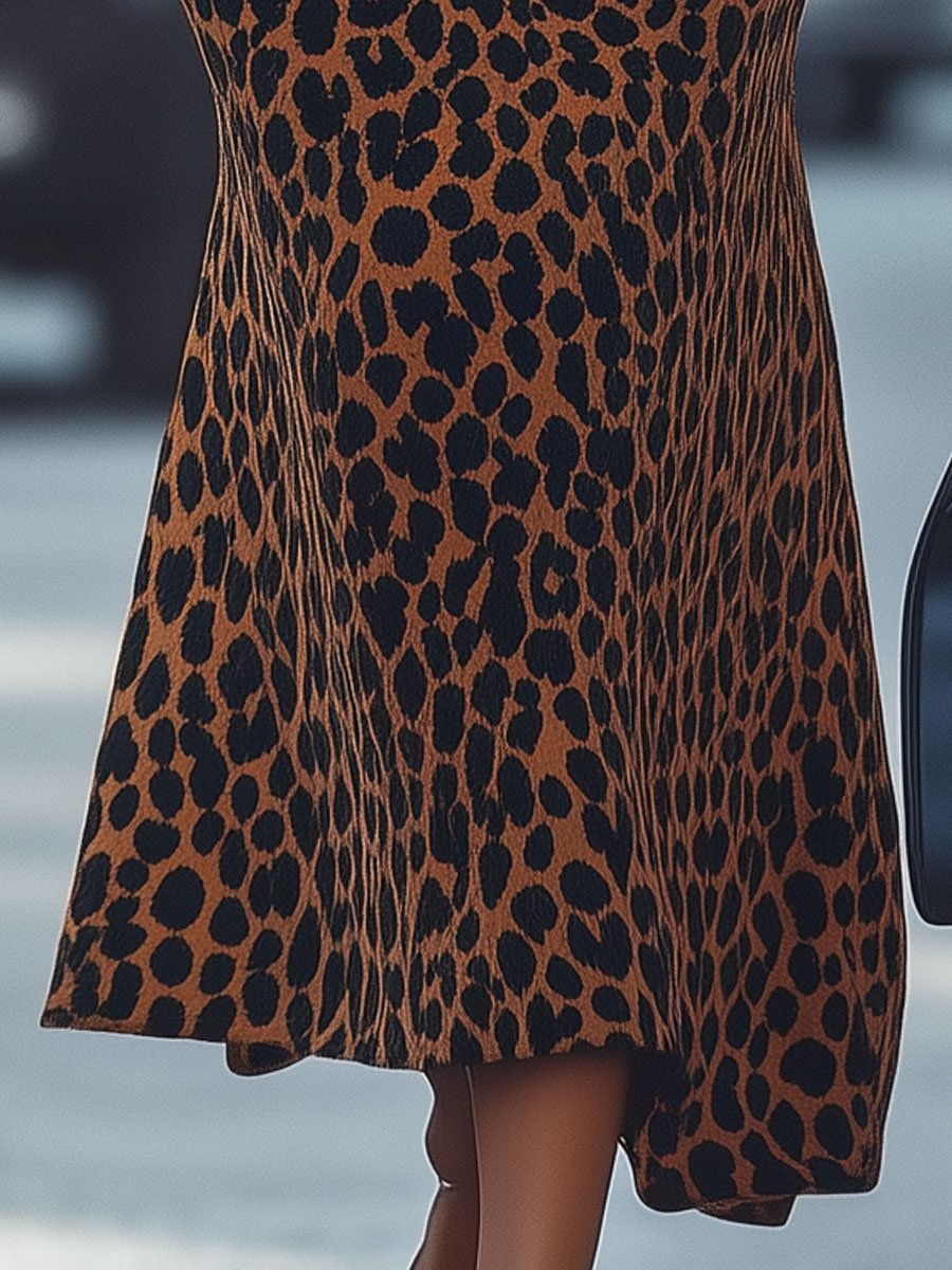 Ariana™ | Elegant Leopard Bodycon Dress