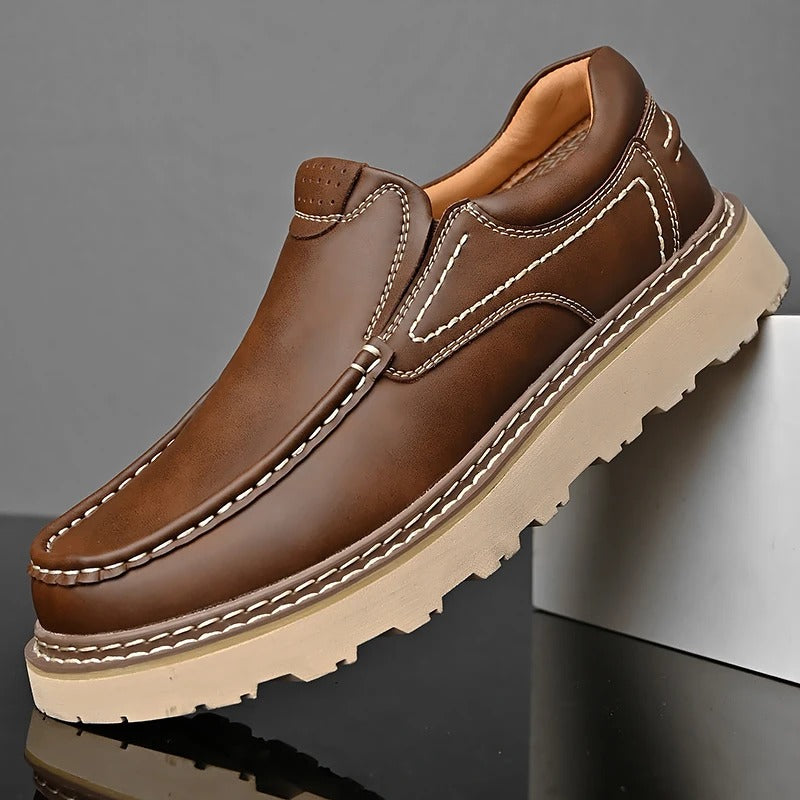 Cameron™ | Genuine Leather Slip-On Loafers