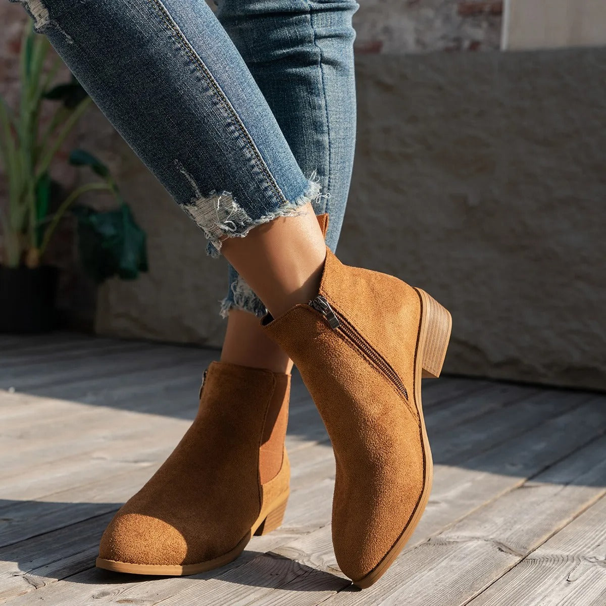 Aurora™ | Zippered Ankle Boots