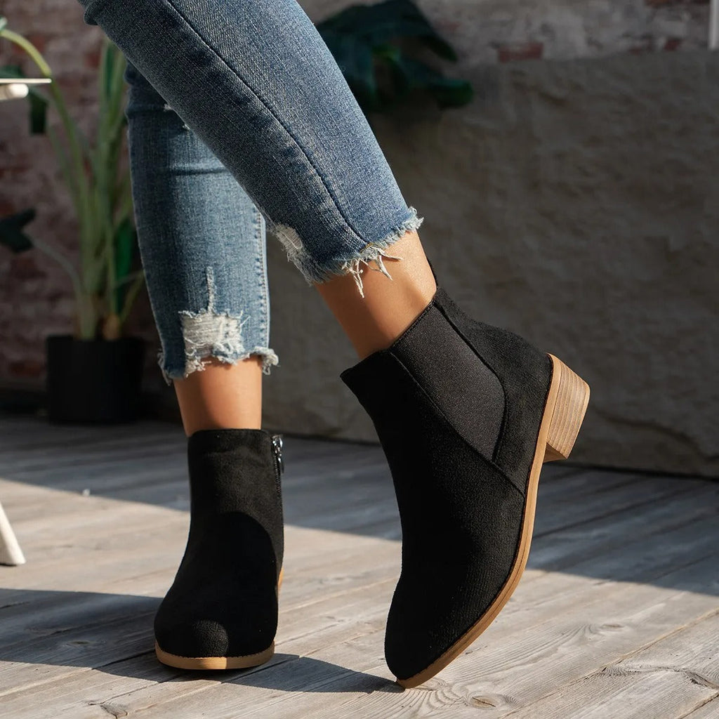 Aurora™ | Zippered Ankle Boots