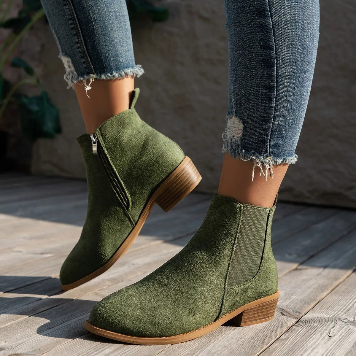 Aurora™ | Zippered Ankle Boots