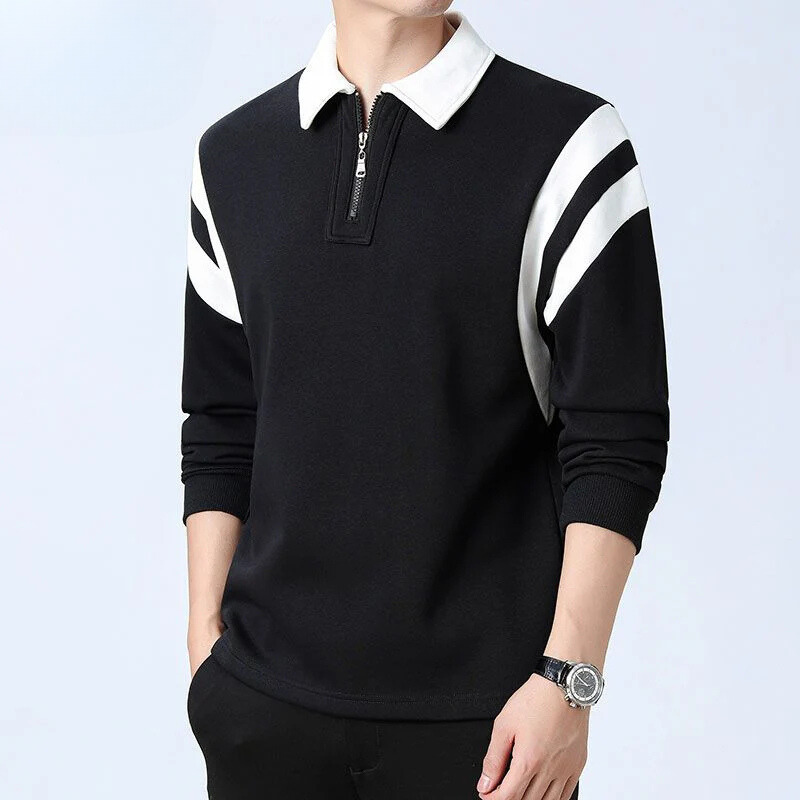 Quarter-Zip Cotton Pullover