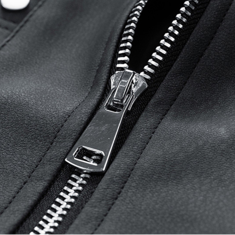 Classic Bomber Leather Jacket