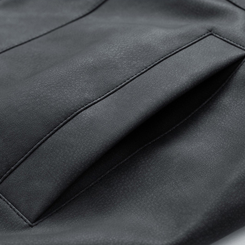 Classic Bomber Leather Jacket